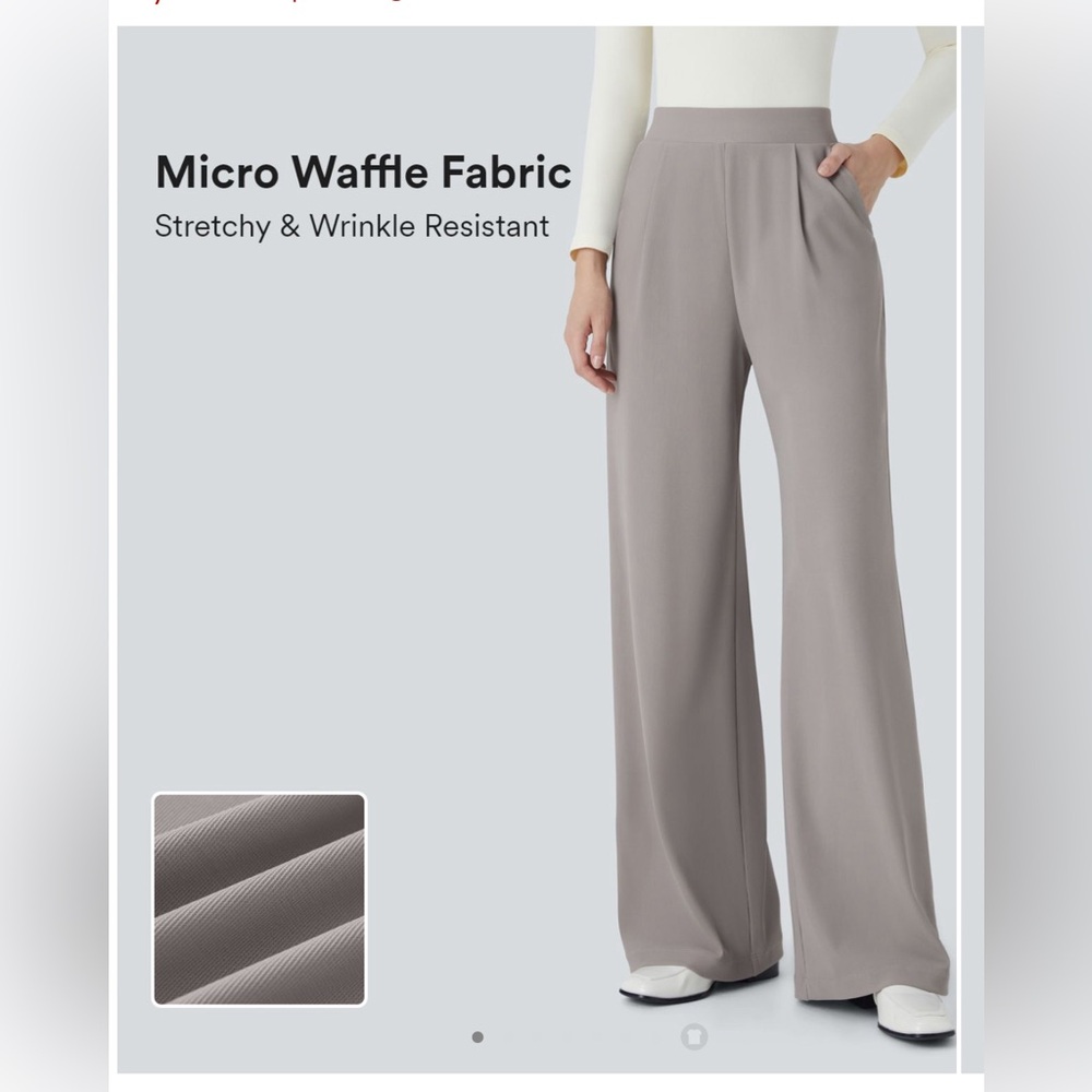 Halara Flex™ High Waisted Body Sculpt Waist-Slimming Pocket Leg Micro Waffle
